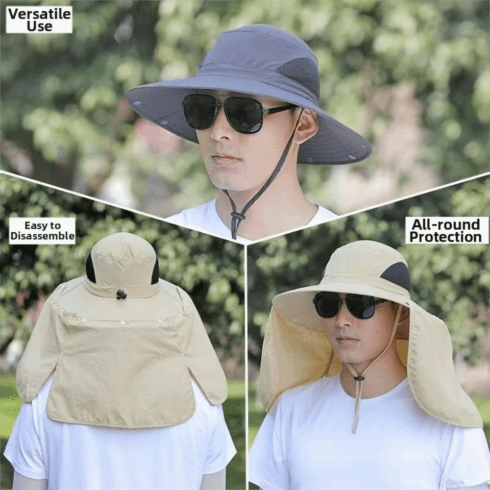 Fashion Cloth Men Sun Hat Big  - Visor Sun Hat reseña y precio