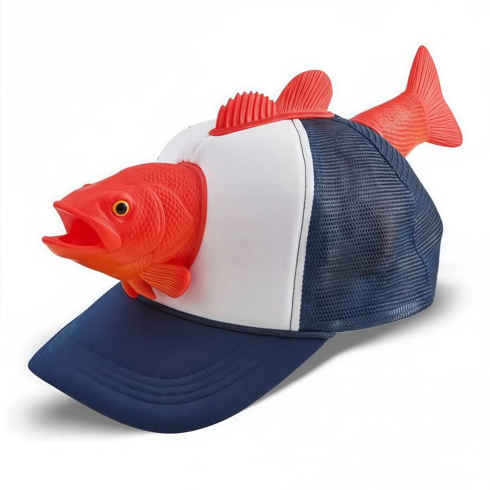 Funny 3D Fish Animal Trucker H - Trucker Cap Mesh reseña y precio