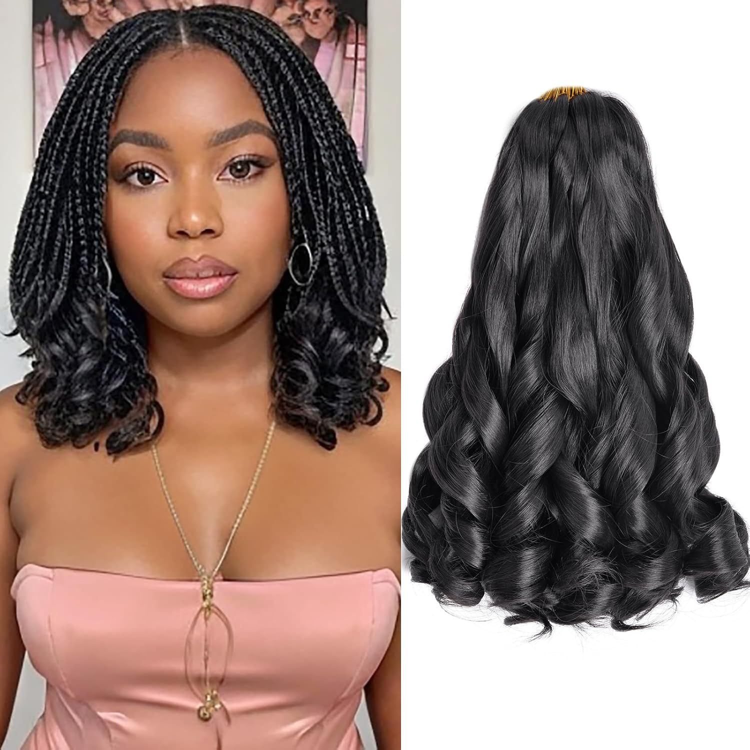 French Curly Braiding Hair 12/ - Beret French Wool reseña y precio