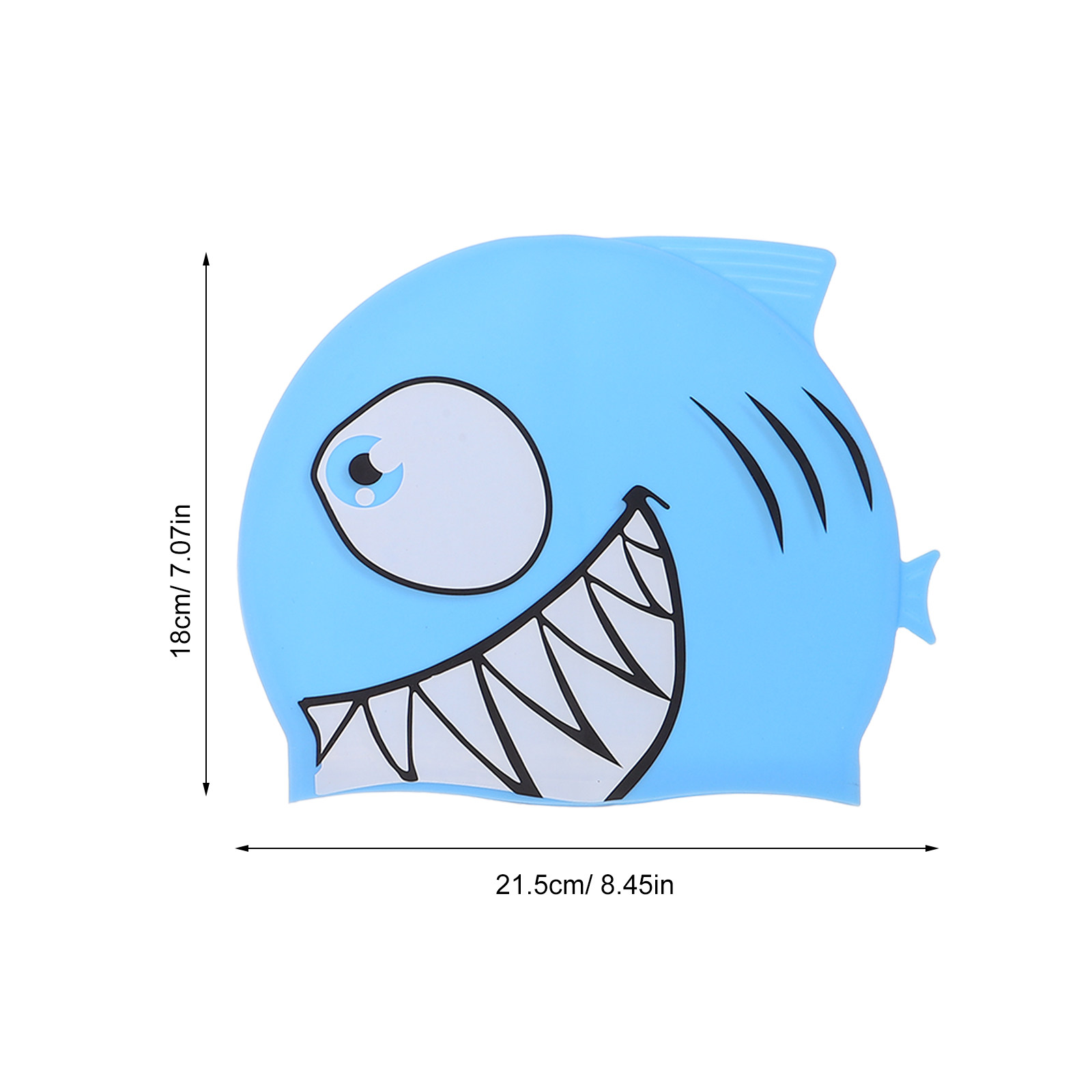 2Pcs Kids Fish Pattern Silicon - Swim Hat Silicone reseña y precio