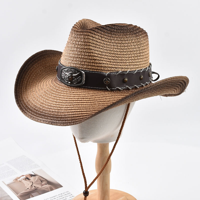 Summer Western Cowboy Straw Ha - Cowboy Hat Straw reseña y precio