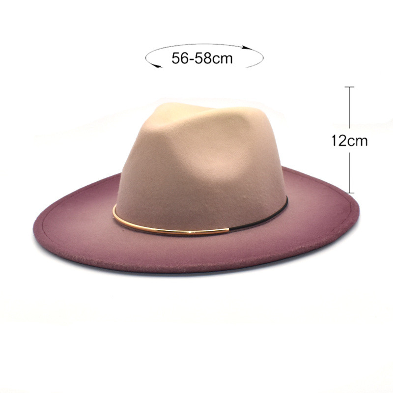 Gradient Large Brim Wool Vinta - Fedora Hat Wool reseña y precio