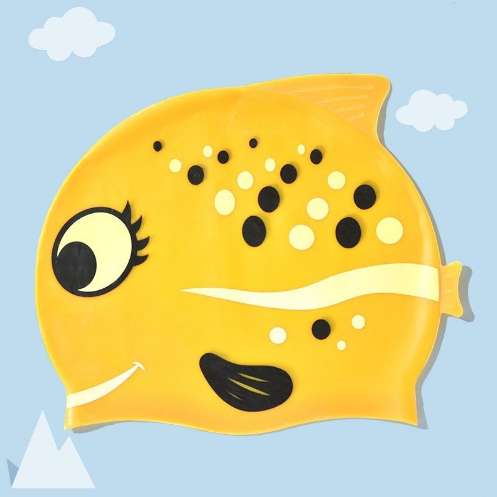 Cute Elastic Children's Swimmi - Swim Hat Silicone reseña y precio