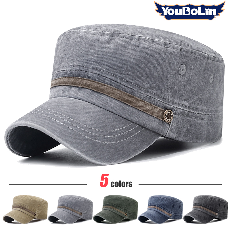 Washed hat, old cotton flat ha - Dad Hat Cotton reseña y precio
