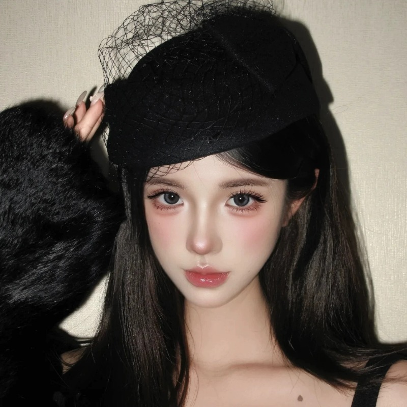 Fashion Mesh Flat Top Beret Ha - Beret French Wool reseña y precio