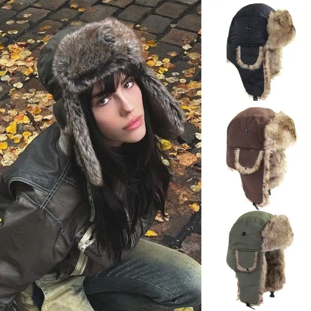 1PC Winter Trapper Aviator Tro - Trapper Hat Ear Flap reseña y precio