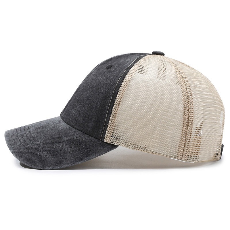 Custom Logo Washed Mesh Cap Br - Visor Sun Hat reseña y precio