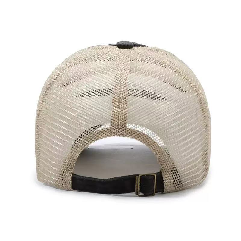 Custom Logo Washed Mesh Cap Br - Visor Sun Hat reseña y precio