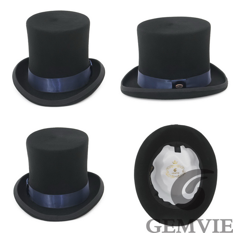 GEMVIE 17cm 100% Wool Felt Top - Fedora Hat Wool reseña y precio