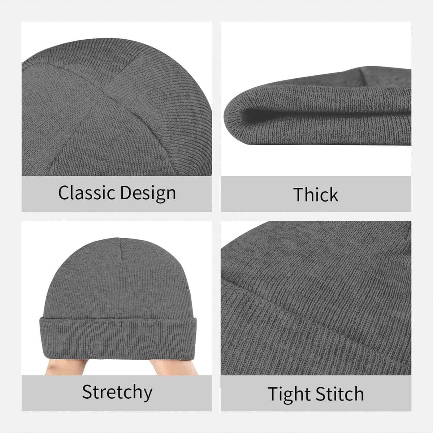 Fall For Jesus He Never Leaves - Beanie Cuffed Knit reseña y precio