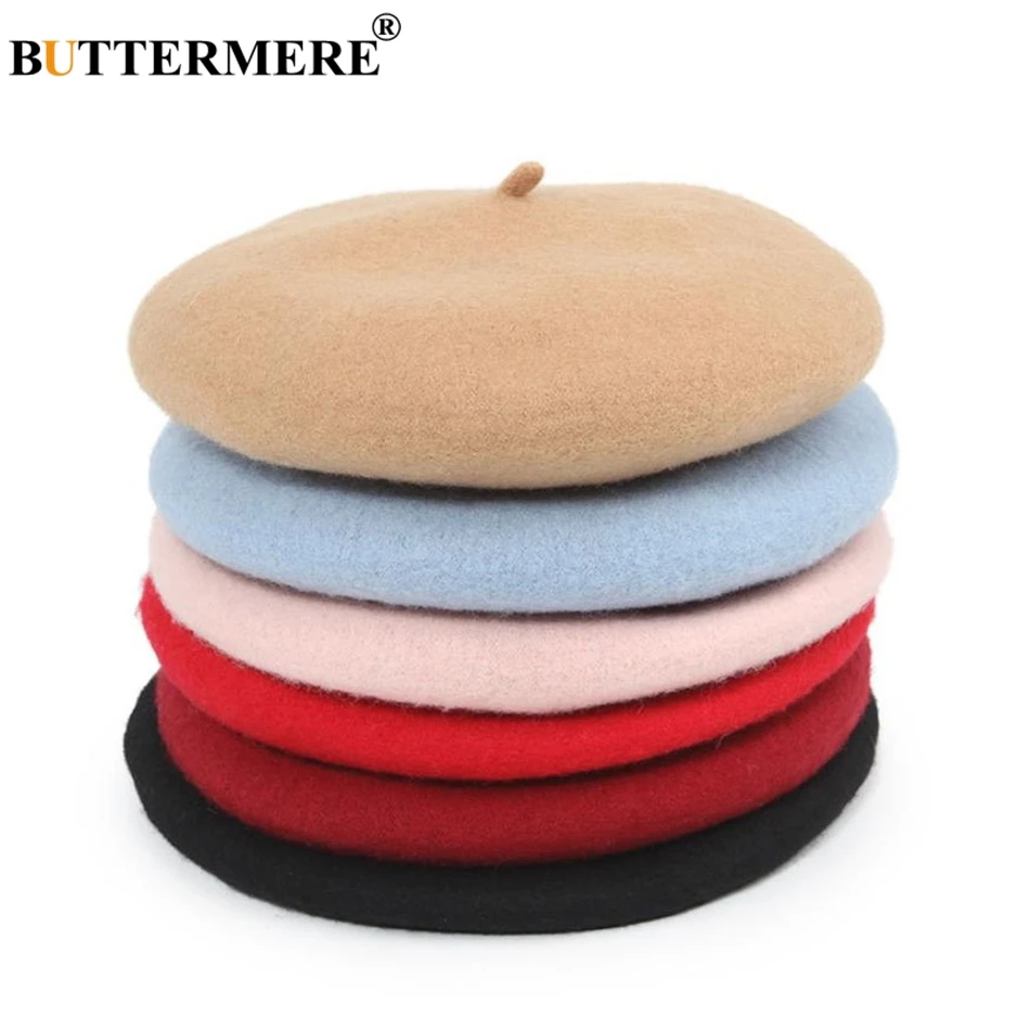 Navy Children Wool Beret Girl  - Beret French Wool reseña y precio