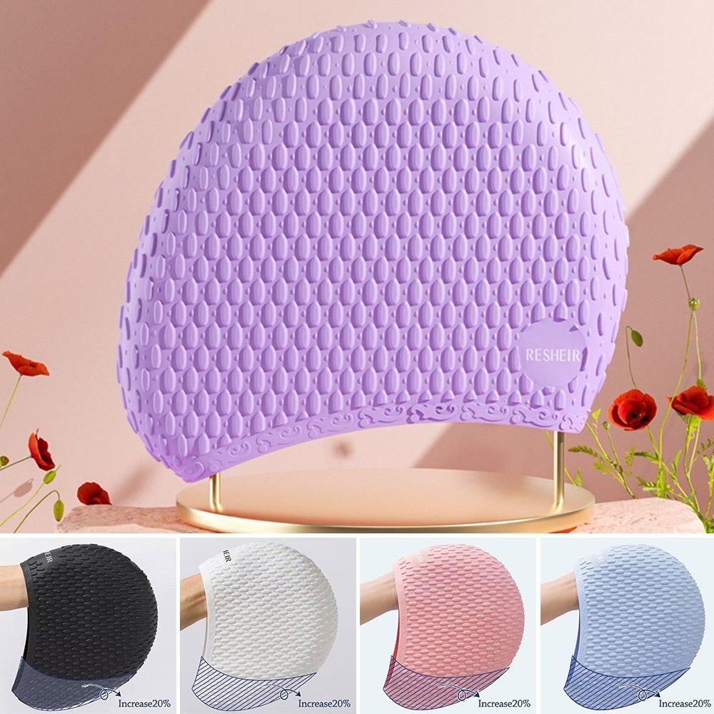 Elastic Summer Swimming Cap Wa - Swim Hat Silicone reseña y precio