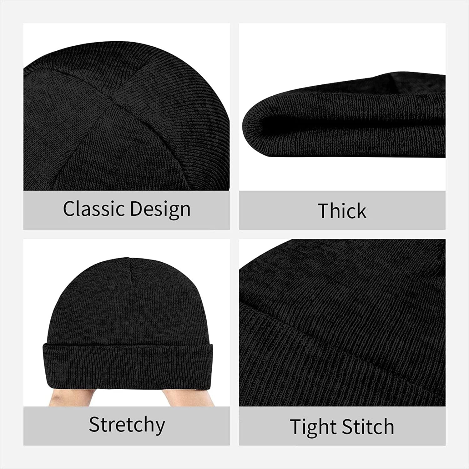 German Shepherd With Heart Bea - Beanie Cuffed Knit reseña y precio