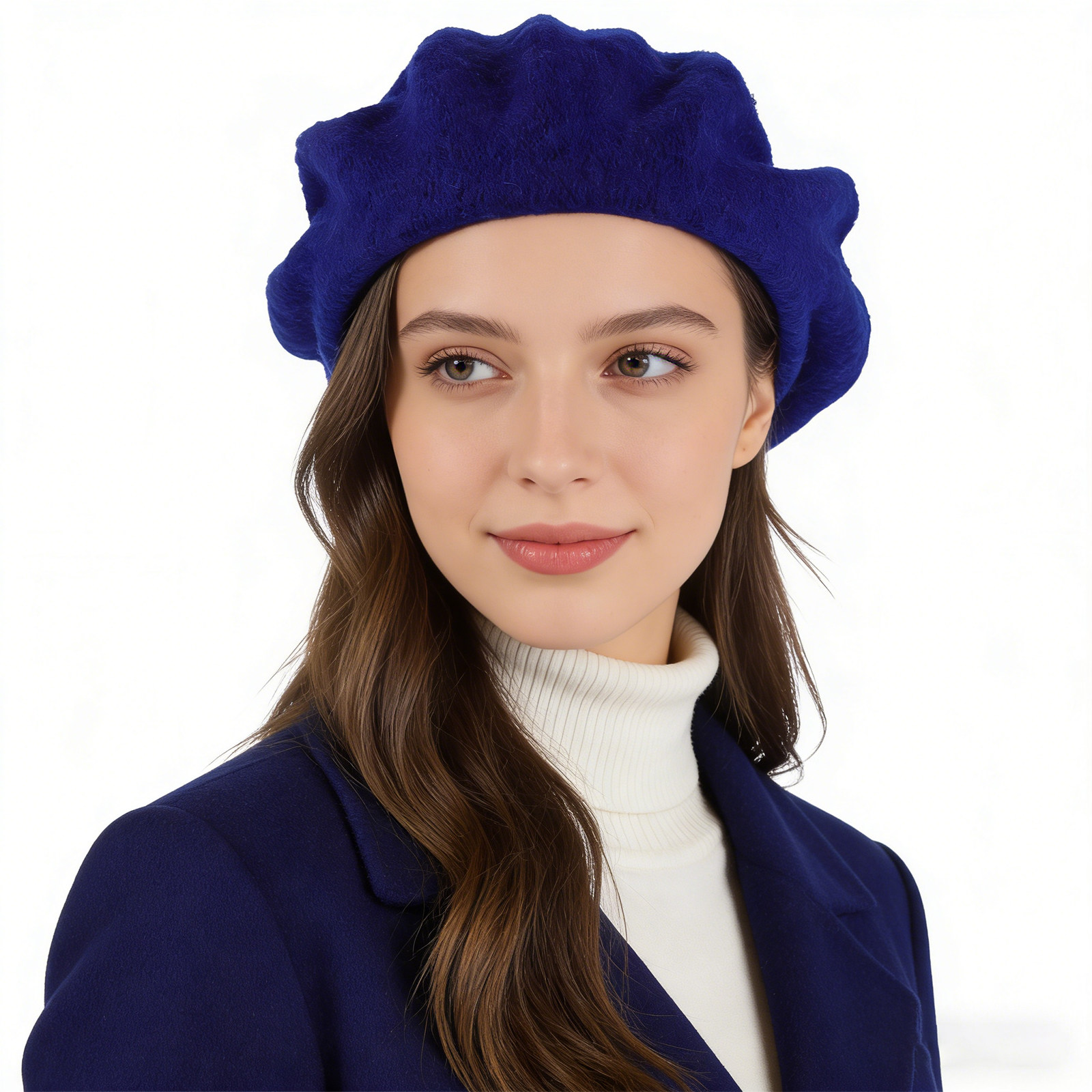 French Beret Hat for Women Nav - Beret French Wool reseña y precio