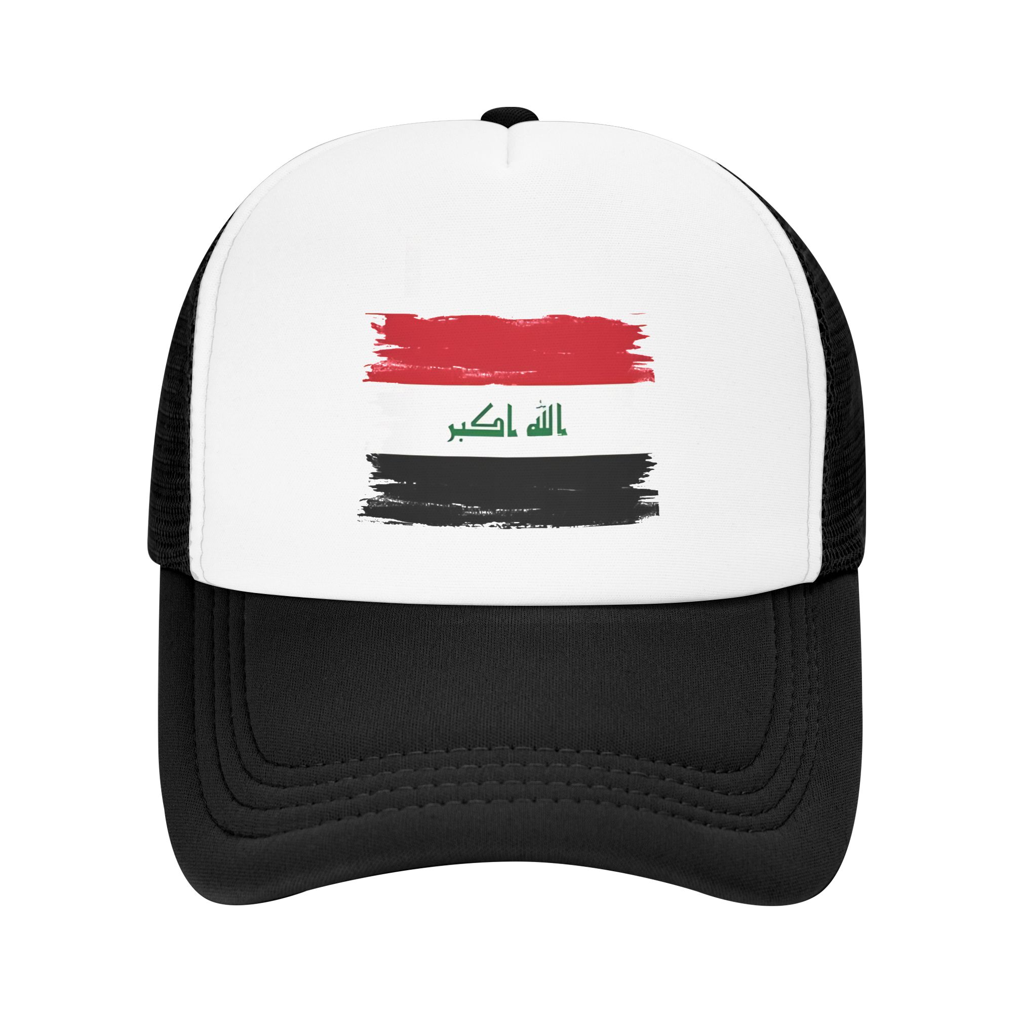 Mesh Sun Hats Iraq Flag Nation - Trucker Cap Mesh reseña y precio