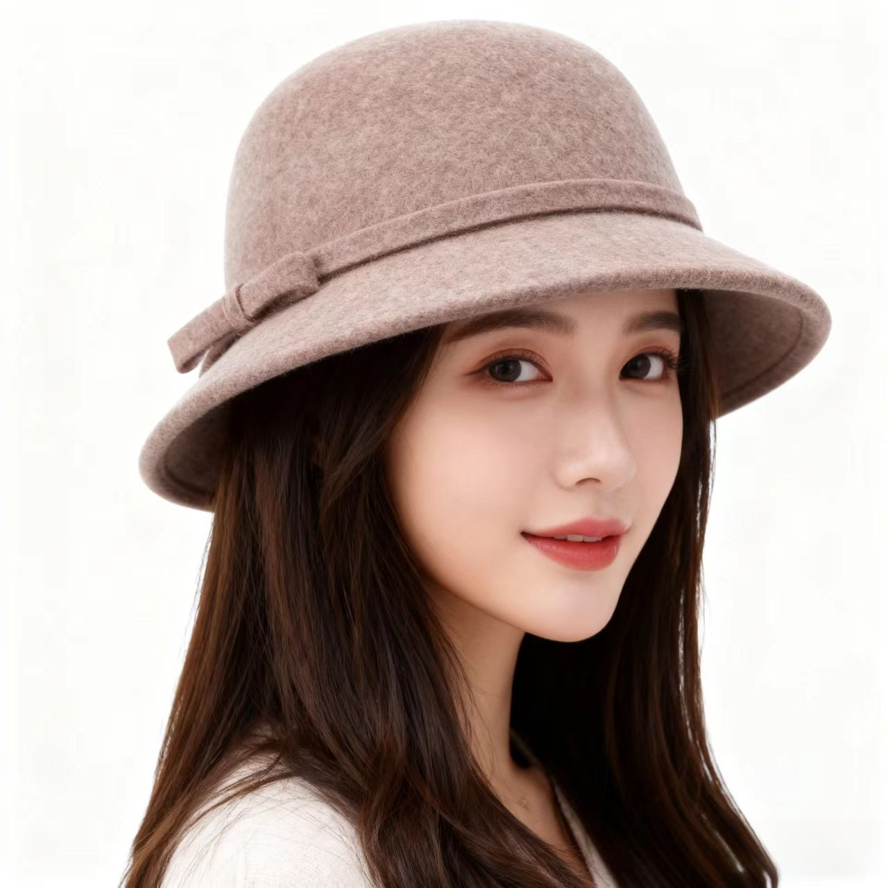 100% Real Wool Women Hats Autu - Fedora Hat Wool reseña y precio