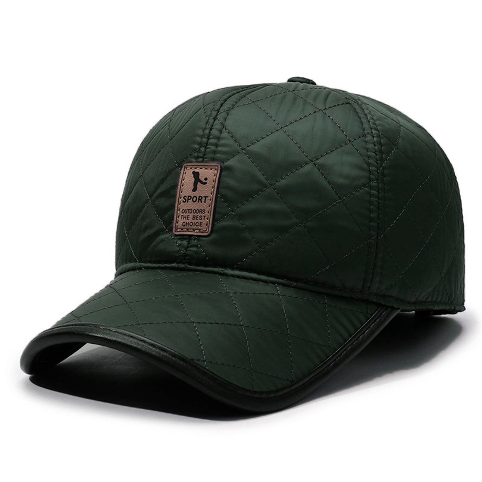 Winter Men PU Baseball Cap War - Winter Trapper Hat reseña y precio