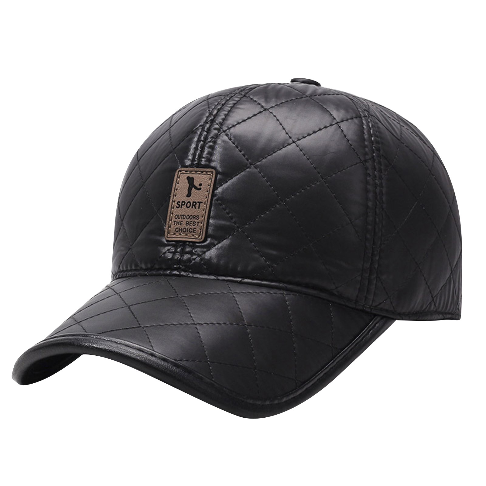 Winter Men PU Baseball Cap War - Winter Trapper Hat reseña y precio
