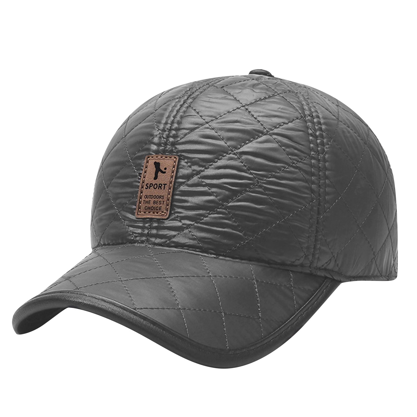 Winter Men PU Baseball Cap War - Winter Trapper Hat reseña y precio