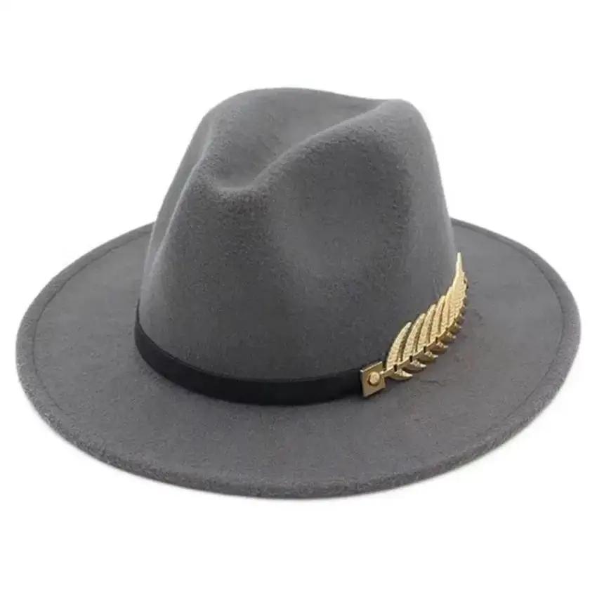 Simple Fashion Formal Occasion - Fedora Hat Wool reseña y precio
