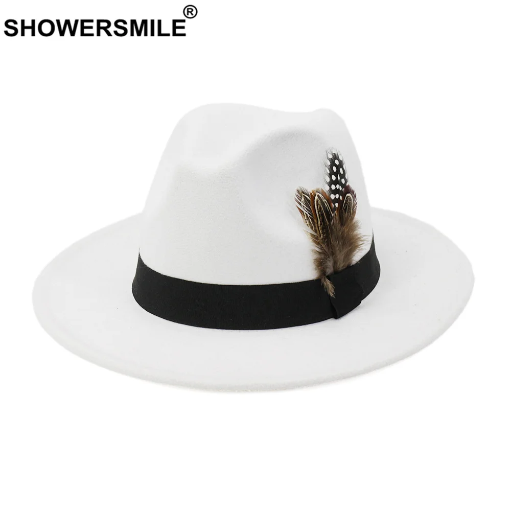 SHOWERSMILE Royal Blue Women M - Fedora Hat Wool reseña y precio