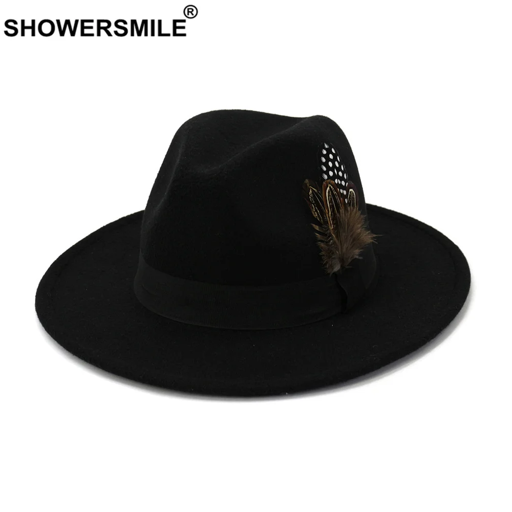 SHOWERSMILE Royal Blue Women M - Fedora Hat Wool reseña y precio