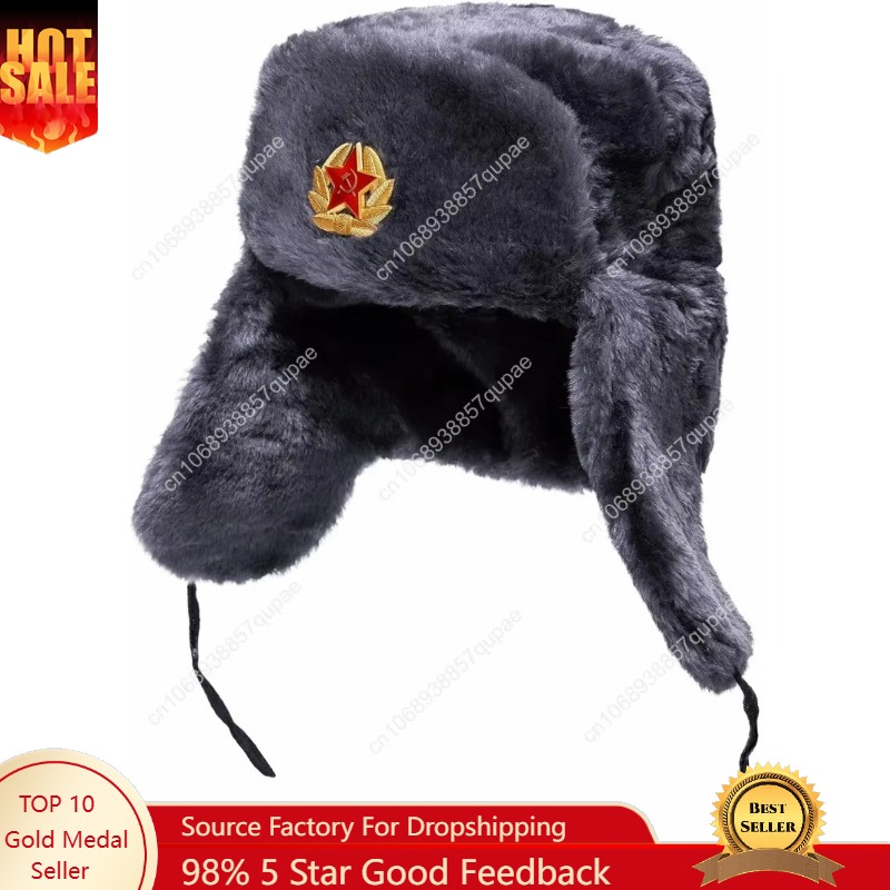 BELEON Ushanka Russian Fur Hat - Winter Trapper Hat reseña y precio