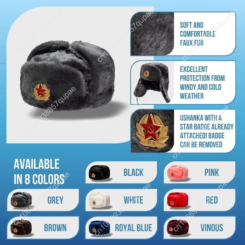 BELEON Ushanka Russian Fur Hat - Winter Trapper Hat reseña y precio