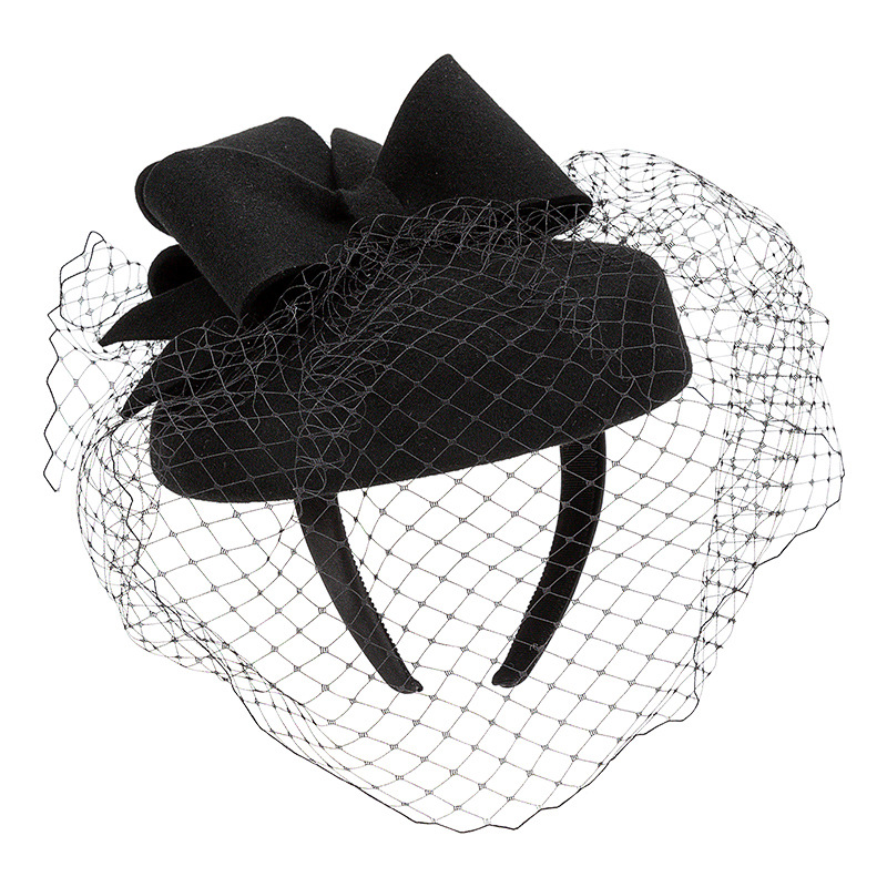 French Black Beret Fascinator  - Beret French Wool reseña y precio