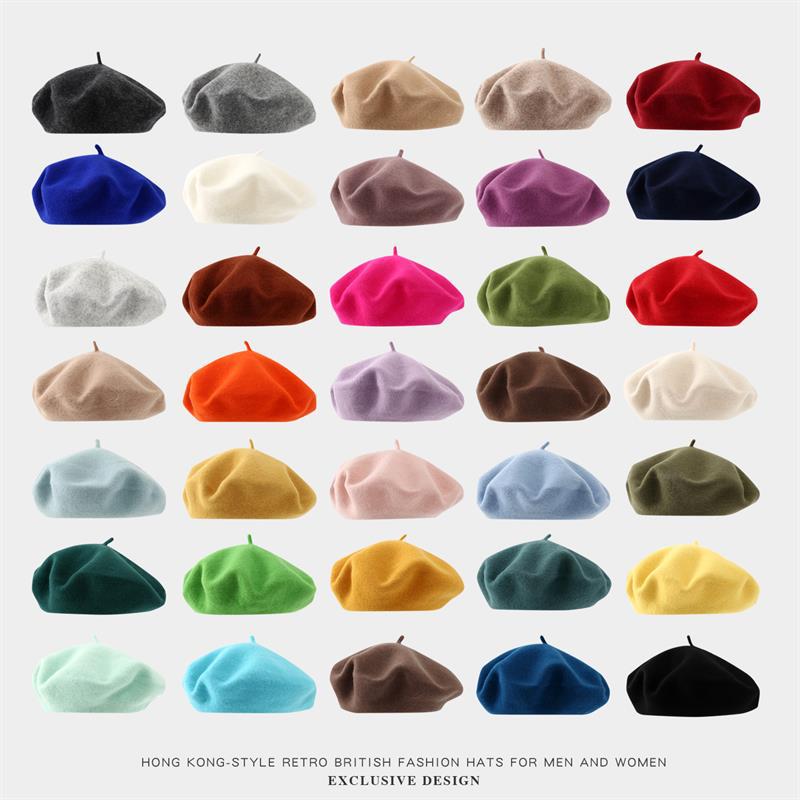 Big Size Beret Women  Large Be - Beret French Wool reseña y precio