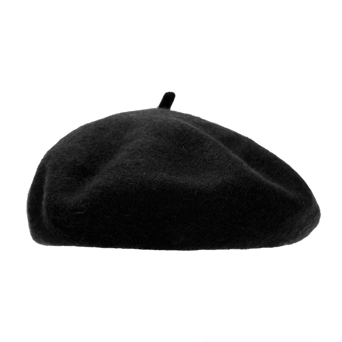 A solid-color wool beret for w - Beret French Wool reseña y precio