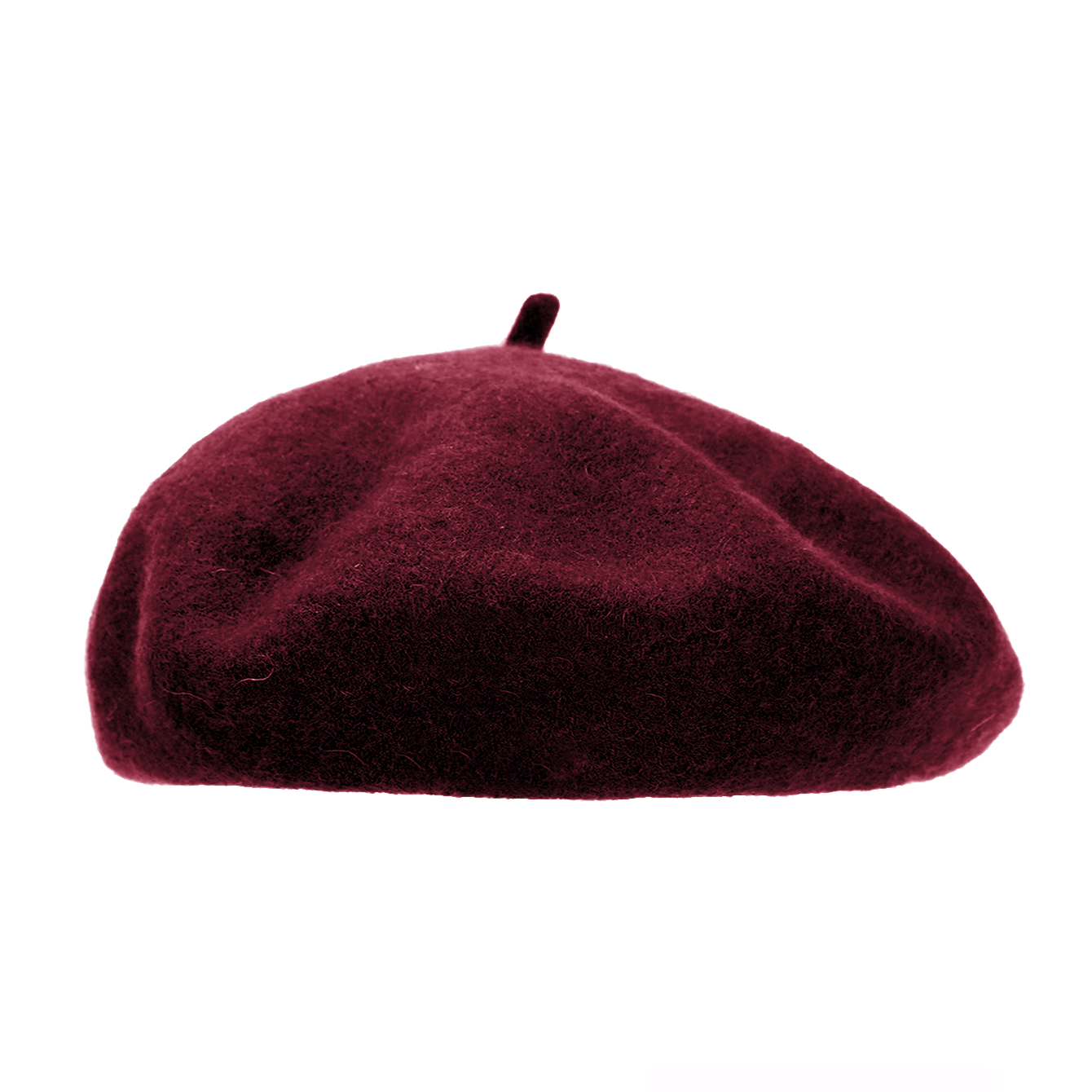 A solid-color wool beret for w - Beret French Wool reseña y precio