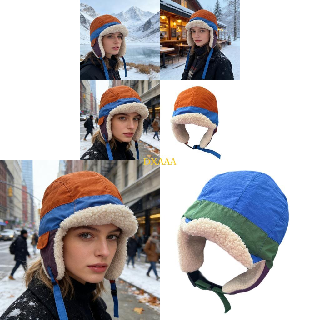 DXAA Warm Ear Flap Hat with Co - Trapper Hat Ear Flap reseña y precio