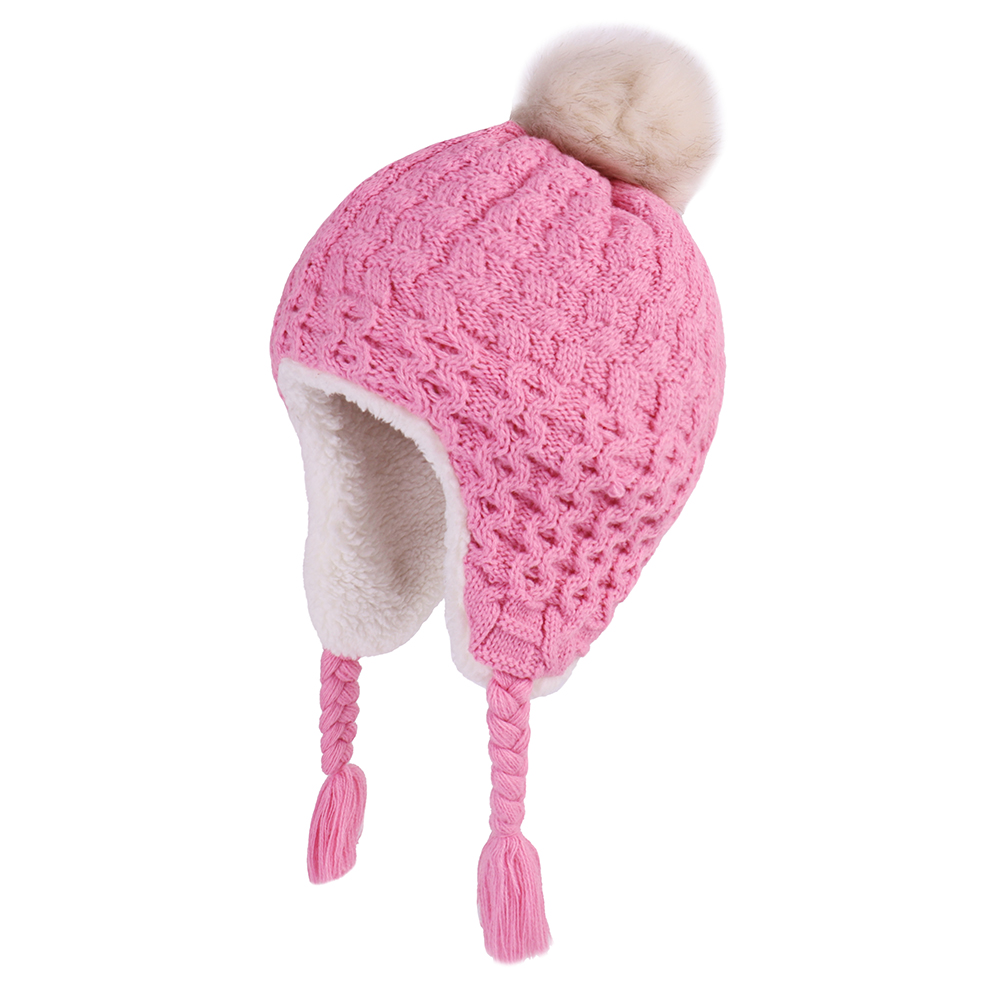 Baby Winter Knit Earflap Hats  - Trapper Hat Ear Flap reseña y precio