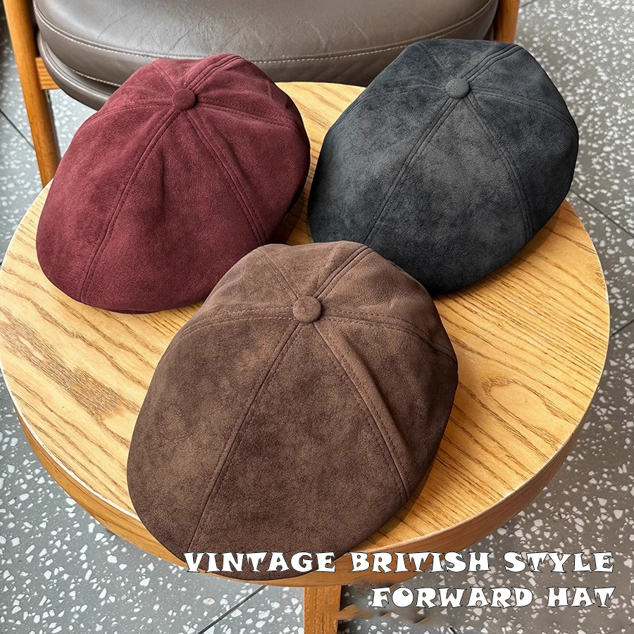 Vintage Suede Newsboy Cap Men  - Newsboy Cap Ivy reseña y precio