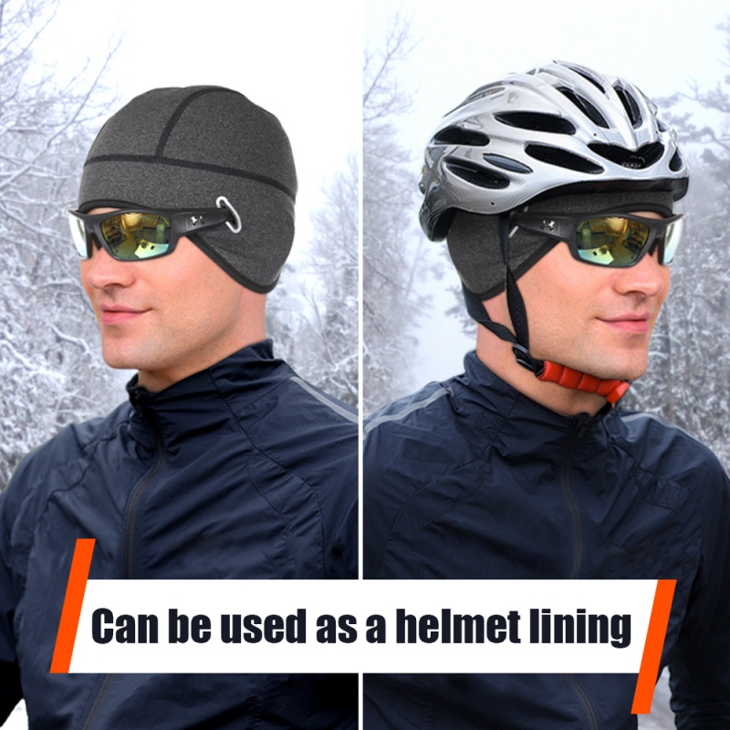 Winter Cycling Warm Cap MTB He - Skull Cap Helmet Liner reseña y precio