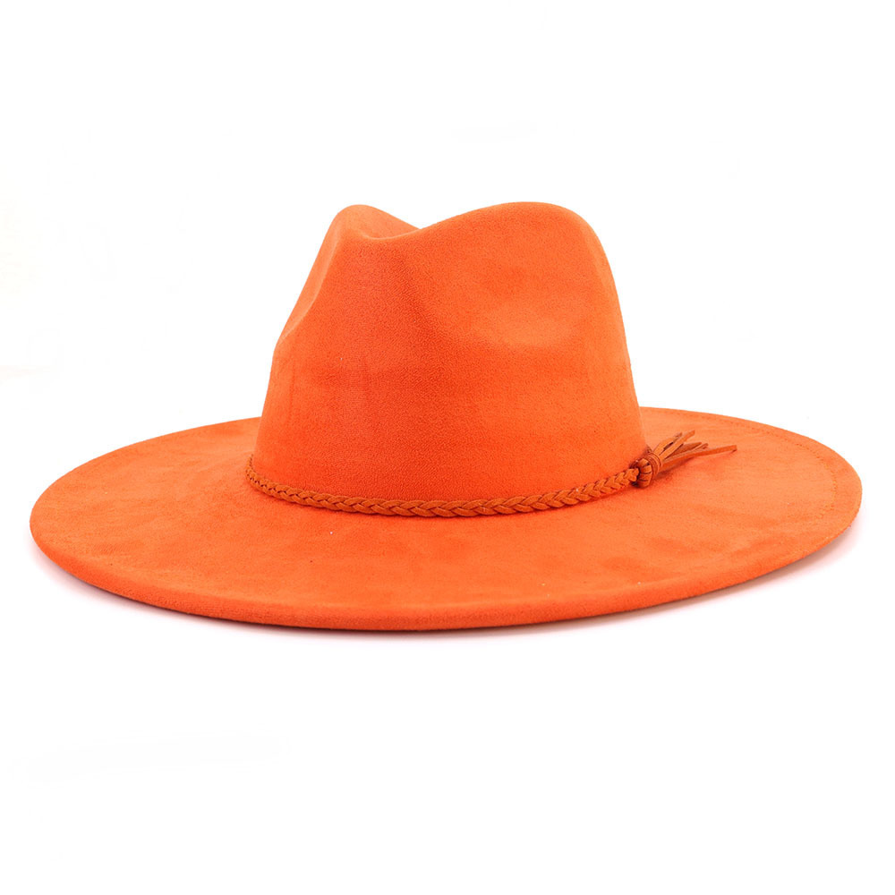 Vegan Suede Hat Teardrop shape - Fedora Hat Wool reseña y precio