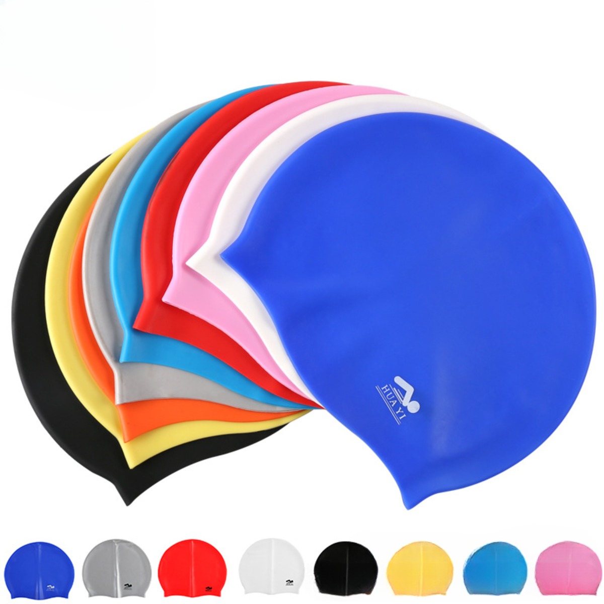 Silicone Elastic Swimming Cap  - Swim Hat Silicone reseña y precio