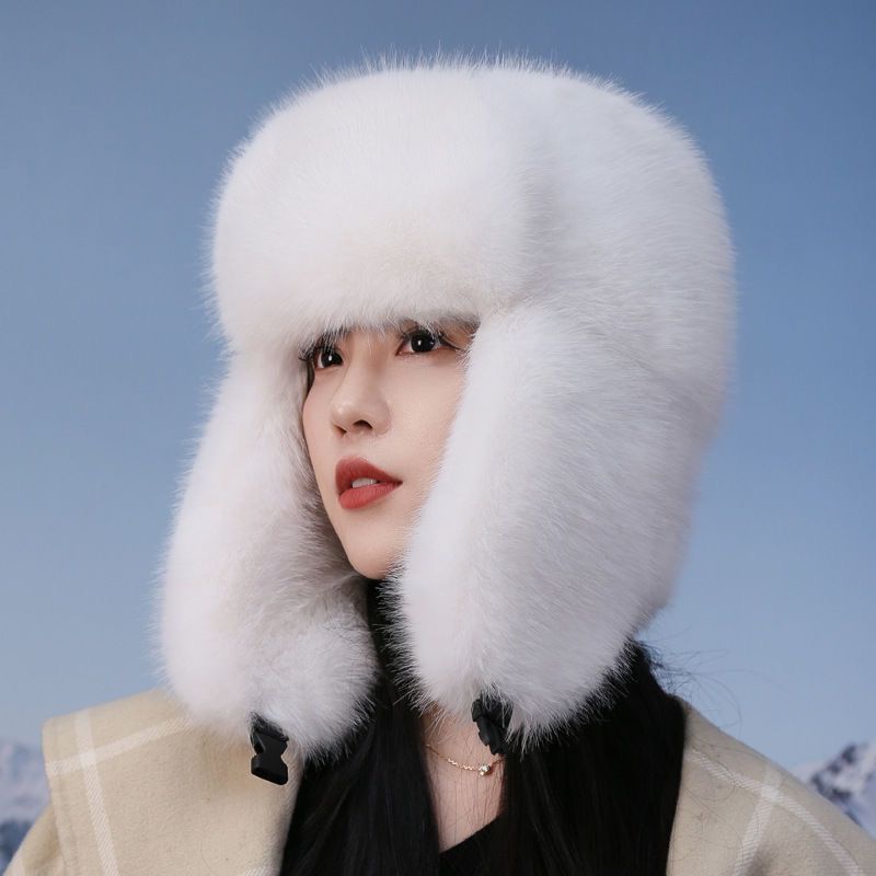 2025 New Winter Women Faux Fur - Trapper Hat Ear Flap reseña y precio