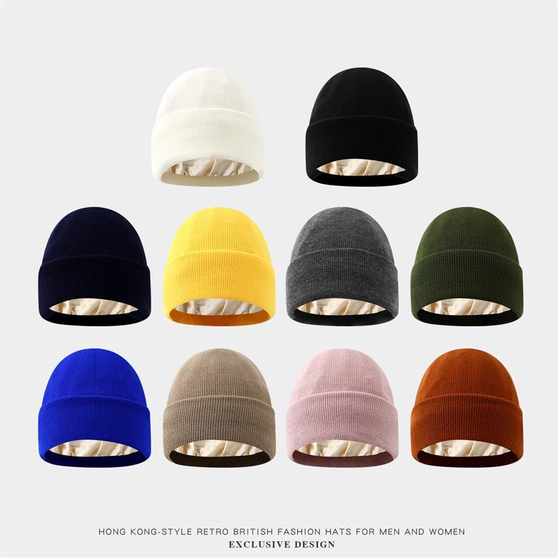 Unisex Satin Lined Anti Static - Beanie Cuffed Knit reseña y precio