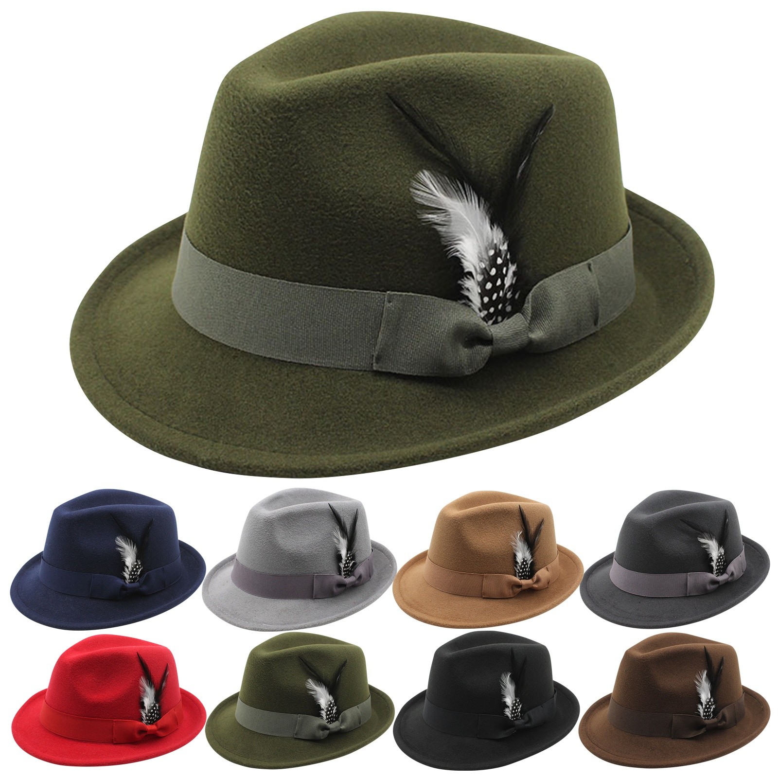 Vintage Fedora Hat Women Men T - Fedora Hat Wool reseña y precio