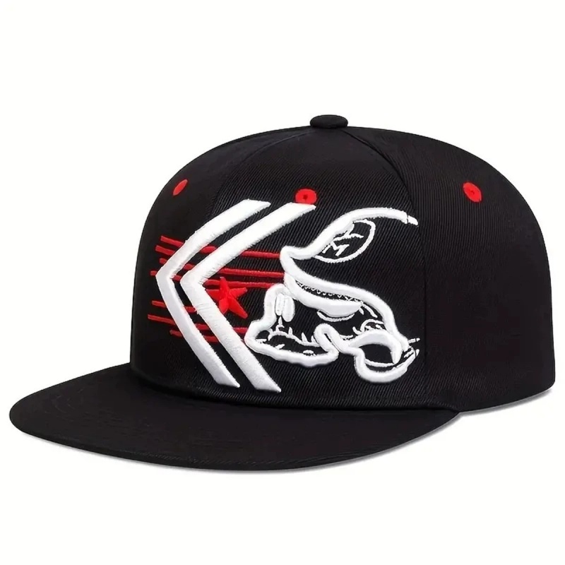 Unisex Skeleton Embroidery Bas - Snapback Hat Flat reseña y precio