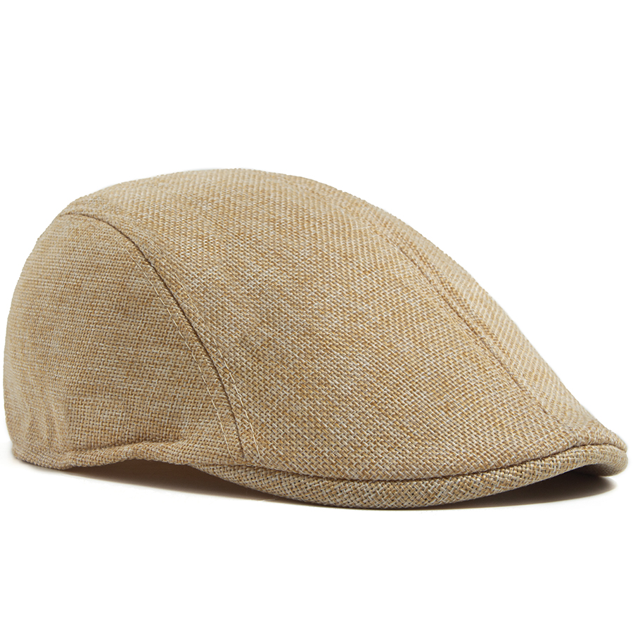Men's Linen Flat Cap Spring Su - Newsboy Cap Ivy reseña y precio
