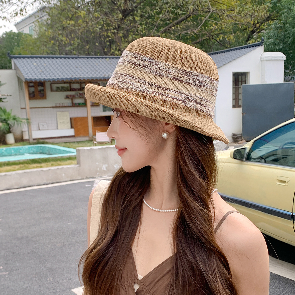 Straw  Fedora Hat  Bowler hat  - Fedora Hat Wool reseña y precio
