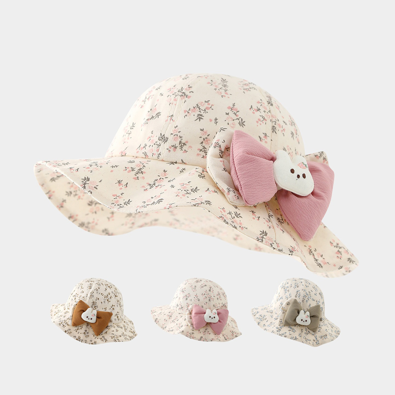 Baby Ruffle Brim Basin Cap Spr - Bucket Hat Cotton reseña y precio