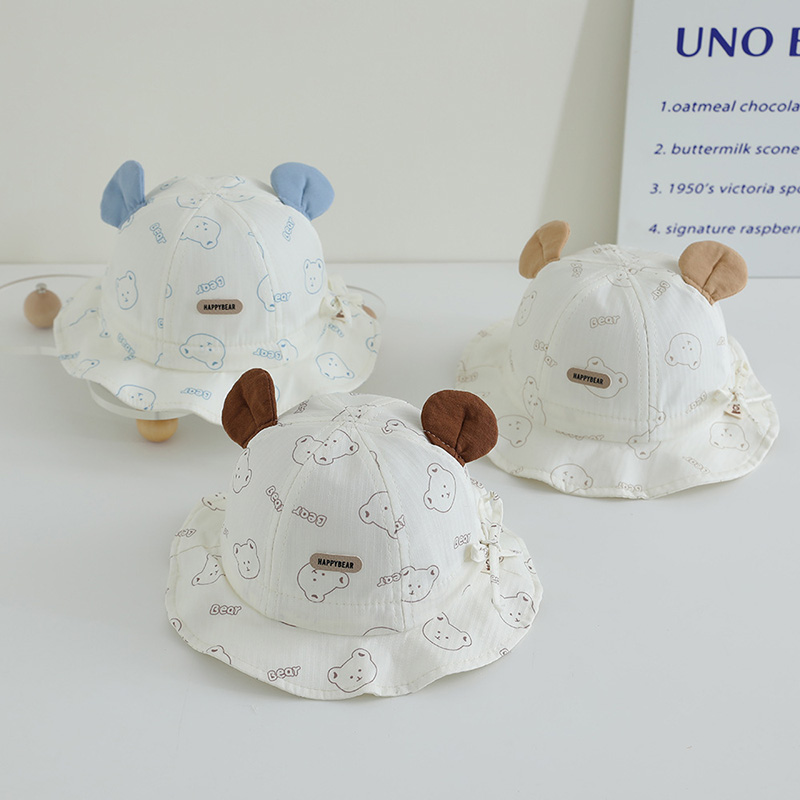 Cartoon Baby Fisherman Hat Cut - Bucket Hat Cotton reseña y precio