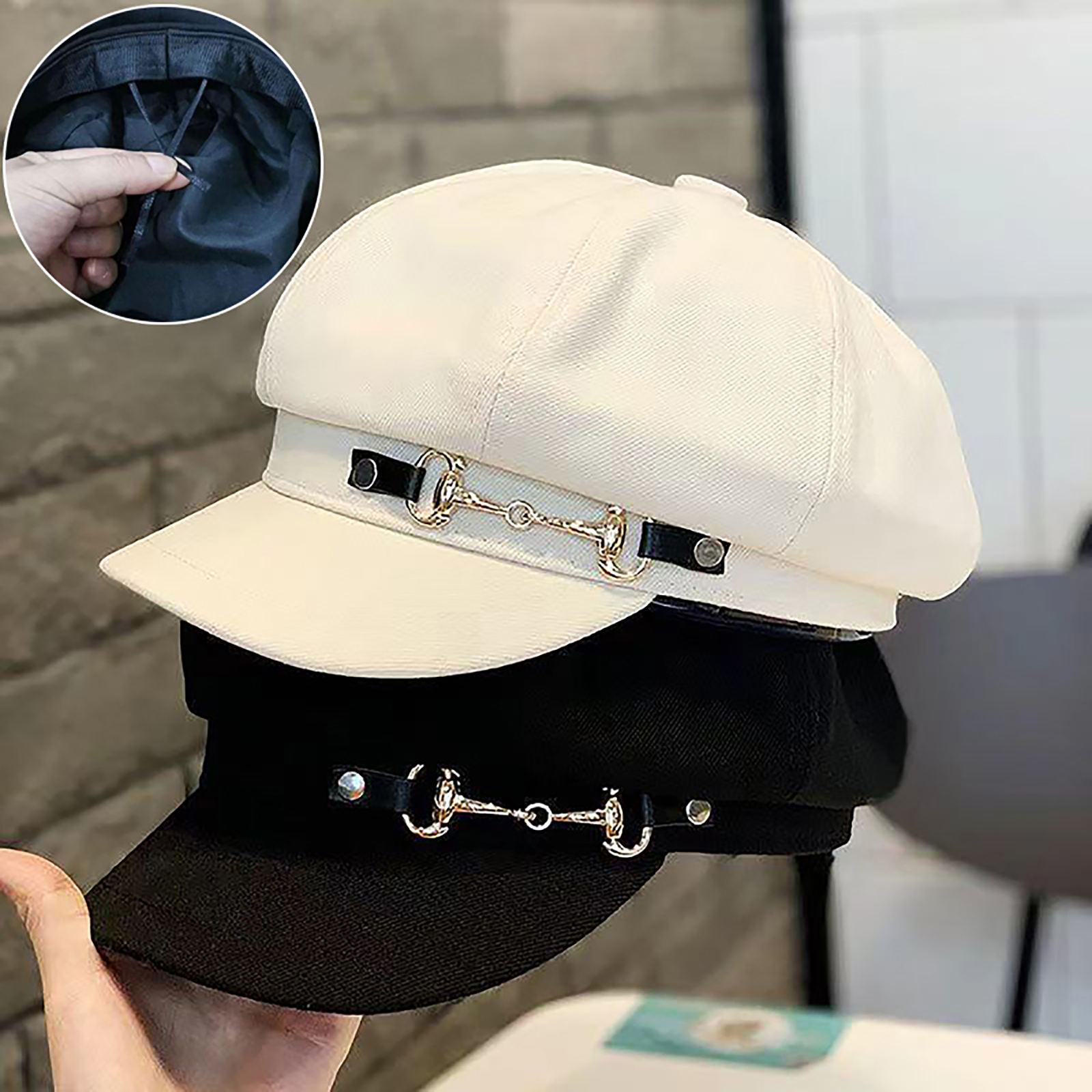 Winter Women Berets Female Ret - Dad Hat Cotton reseña y precio