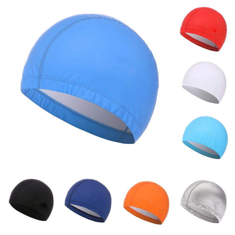 PU Coated Swimming Cap Unisex  - Swim Hat Silicone reseña y precio
