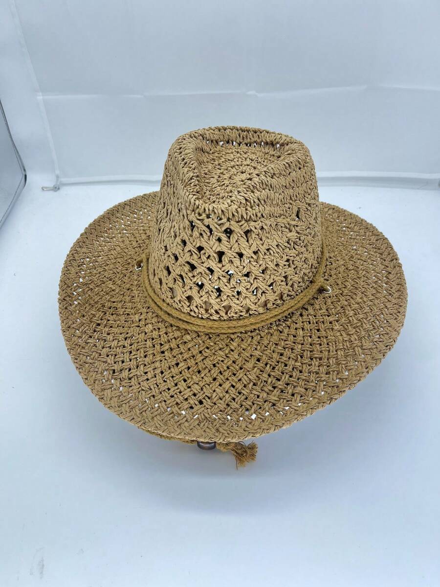 Vintage Hollow Wide Brim Straw - Cowboy Hat Straw reseña y precio