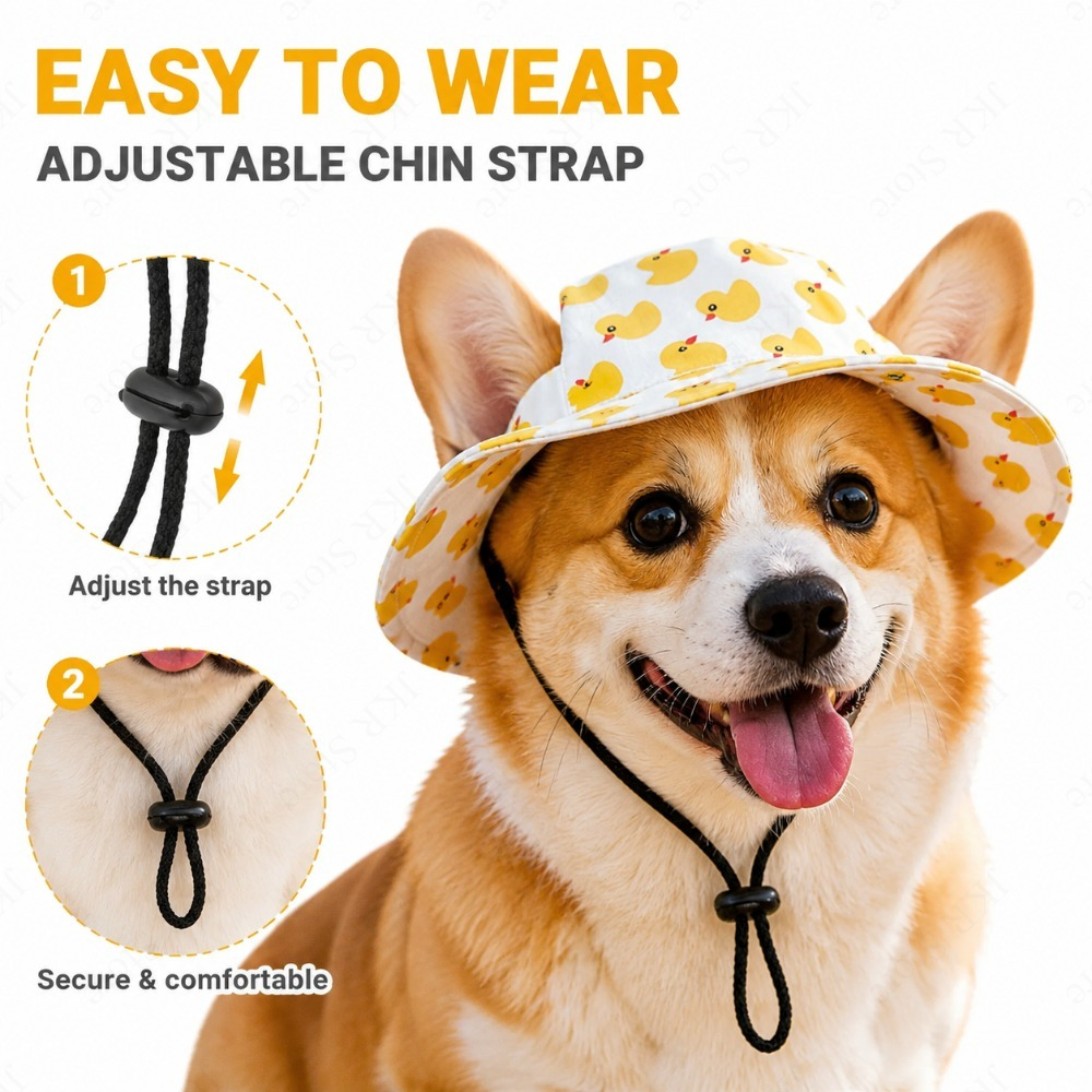 Adjustable Dog Hat Cute Print  - Running Cap Lightweight reseña y precio